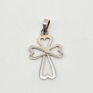 Sterling Silver .925 Cross Pendant (1in Long)
